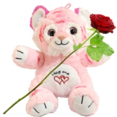 Pink Tiger hug me cuddly toy approx. 30cm (From 21.95 for 19.95 Cuddly toy approx. 30cm Hug me Tiger pink)